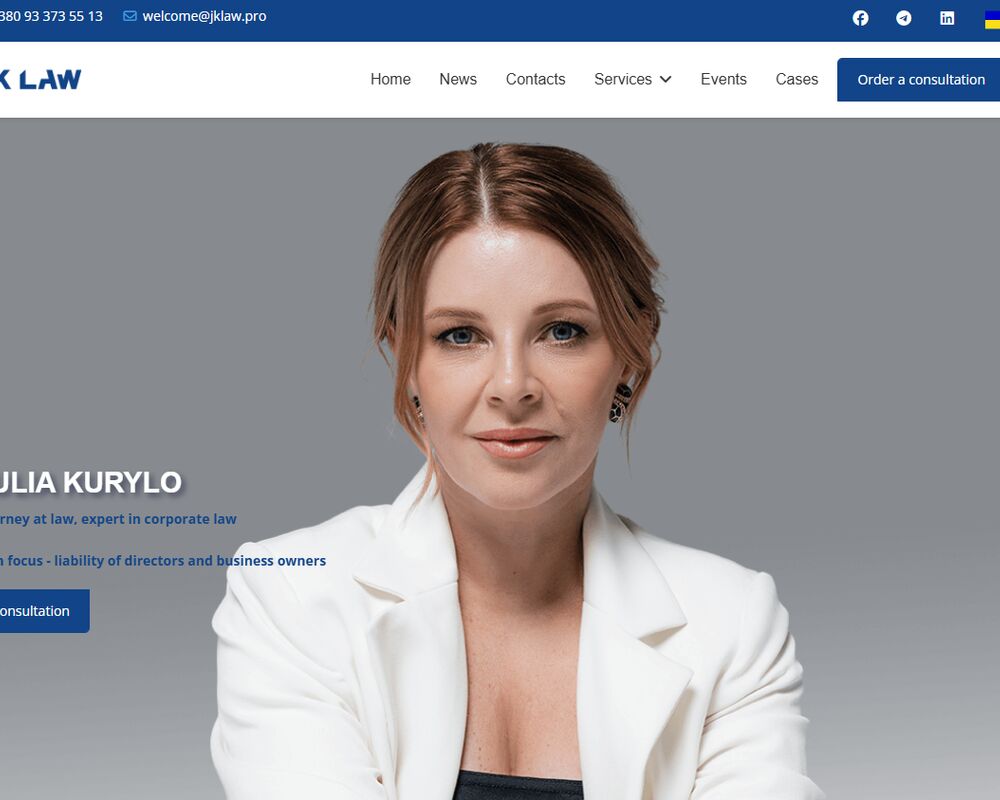 Lawyer Yulia Kurylo