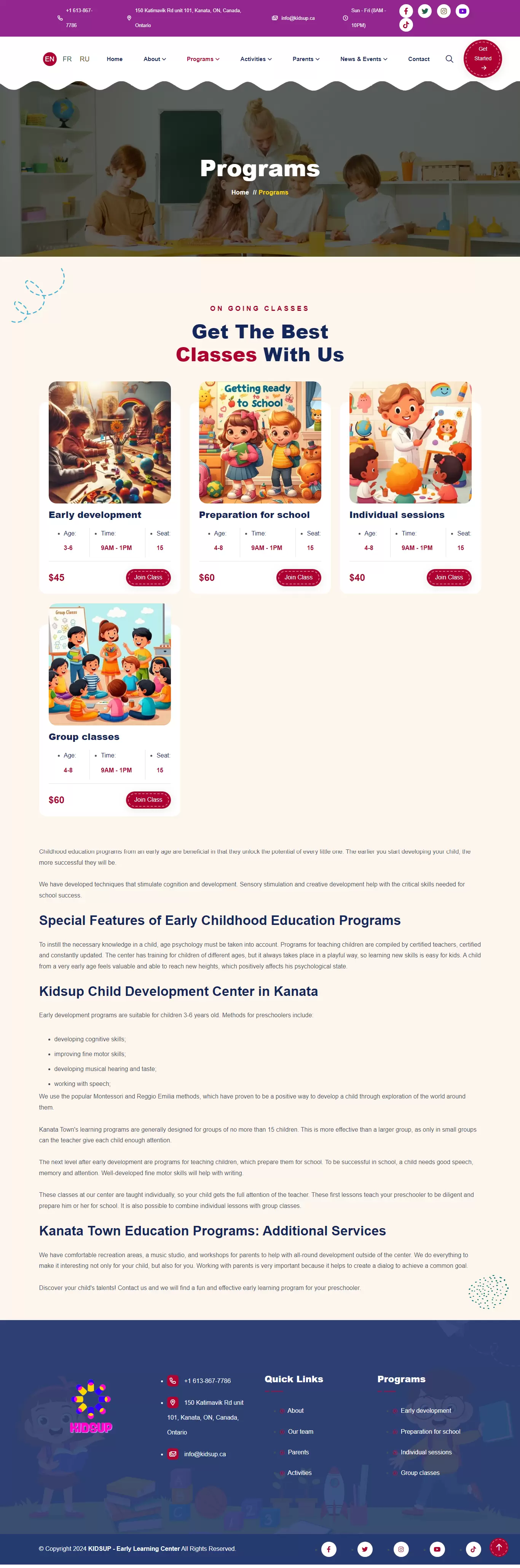 KidSup Kanata Early Childhood Development Center (Canada)-image1