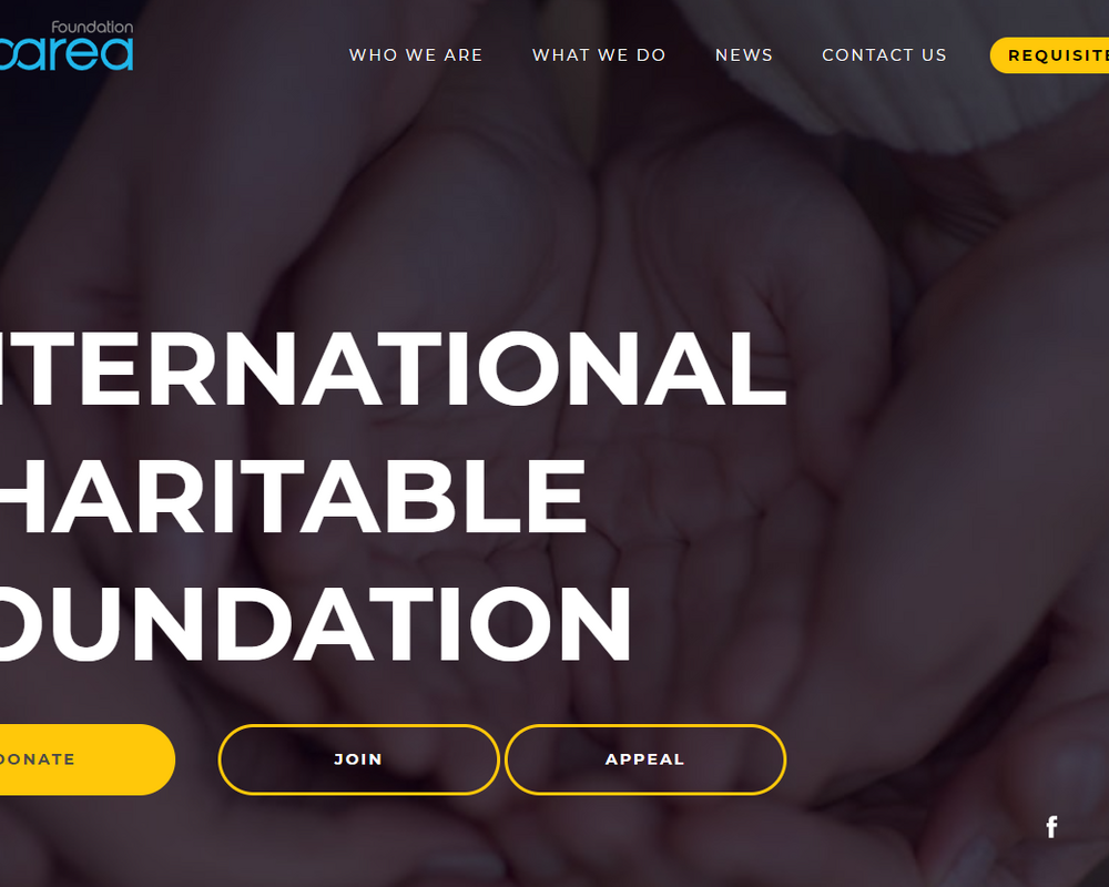 Corporate website for NGO “Parea foundation”